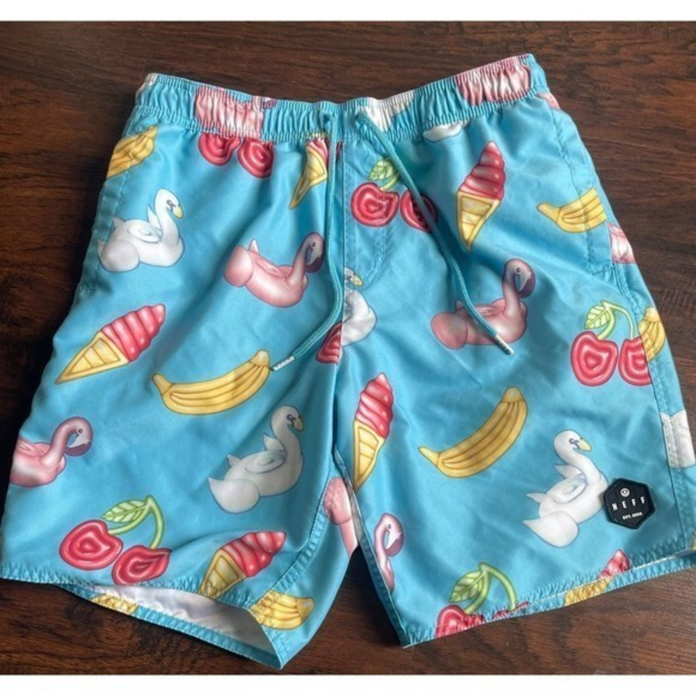 Neff Hot Tub Party Ice Board Shorts Sz M- NEW‎
